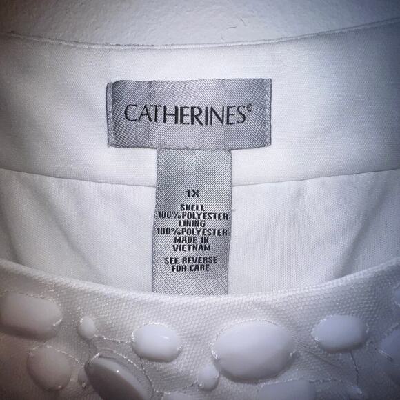 Catherine‘s women size 1X open knit overlay maxi sleeveless jeweled belt dress ￼ - Picture 10 of 11